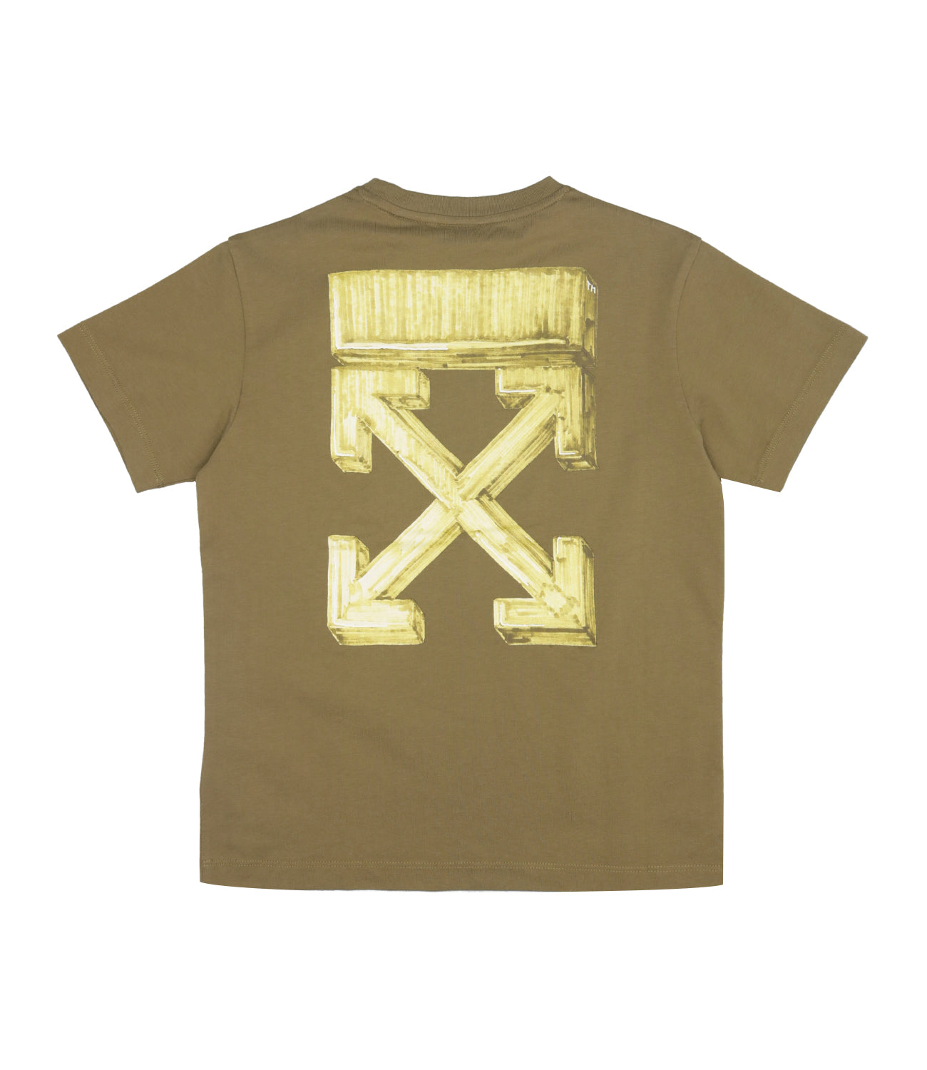 Off White Kids | T-Shirt Verde militare