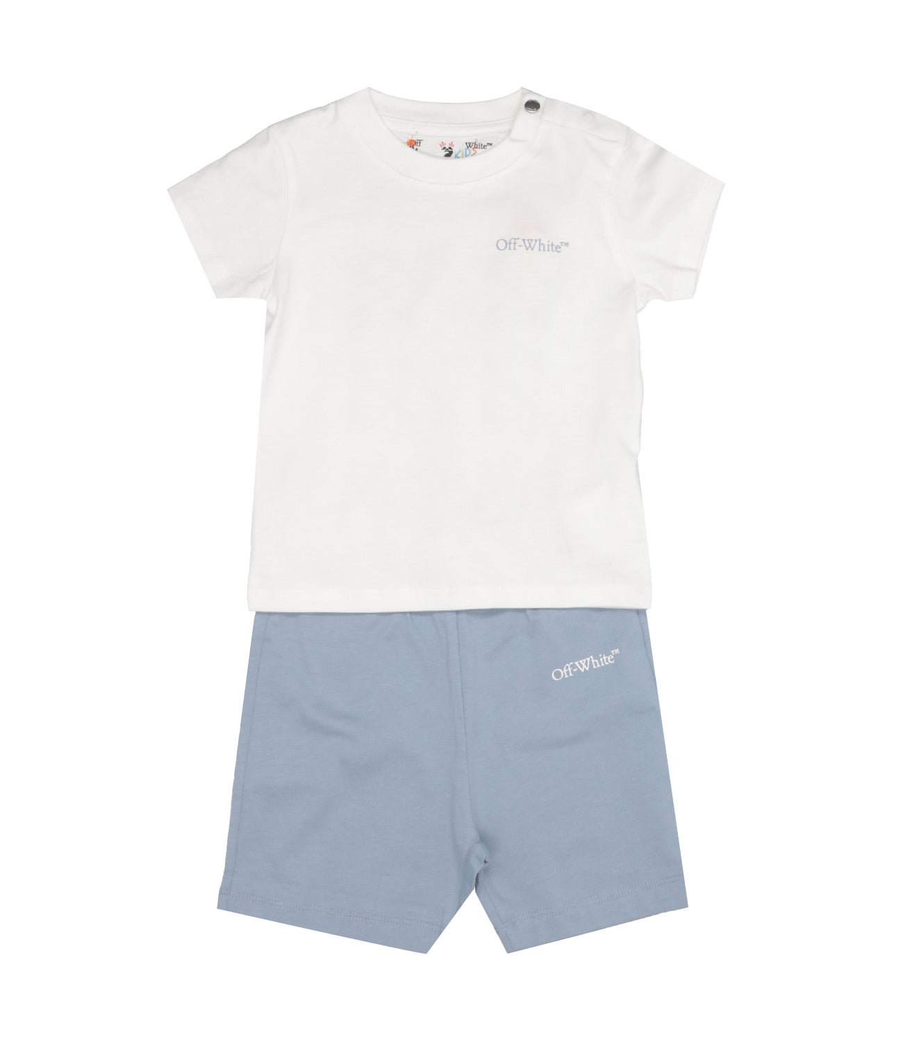 Off White Kids | Set T-Shirt Bermuda Bianco