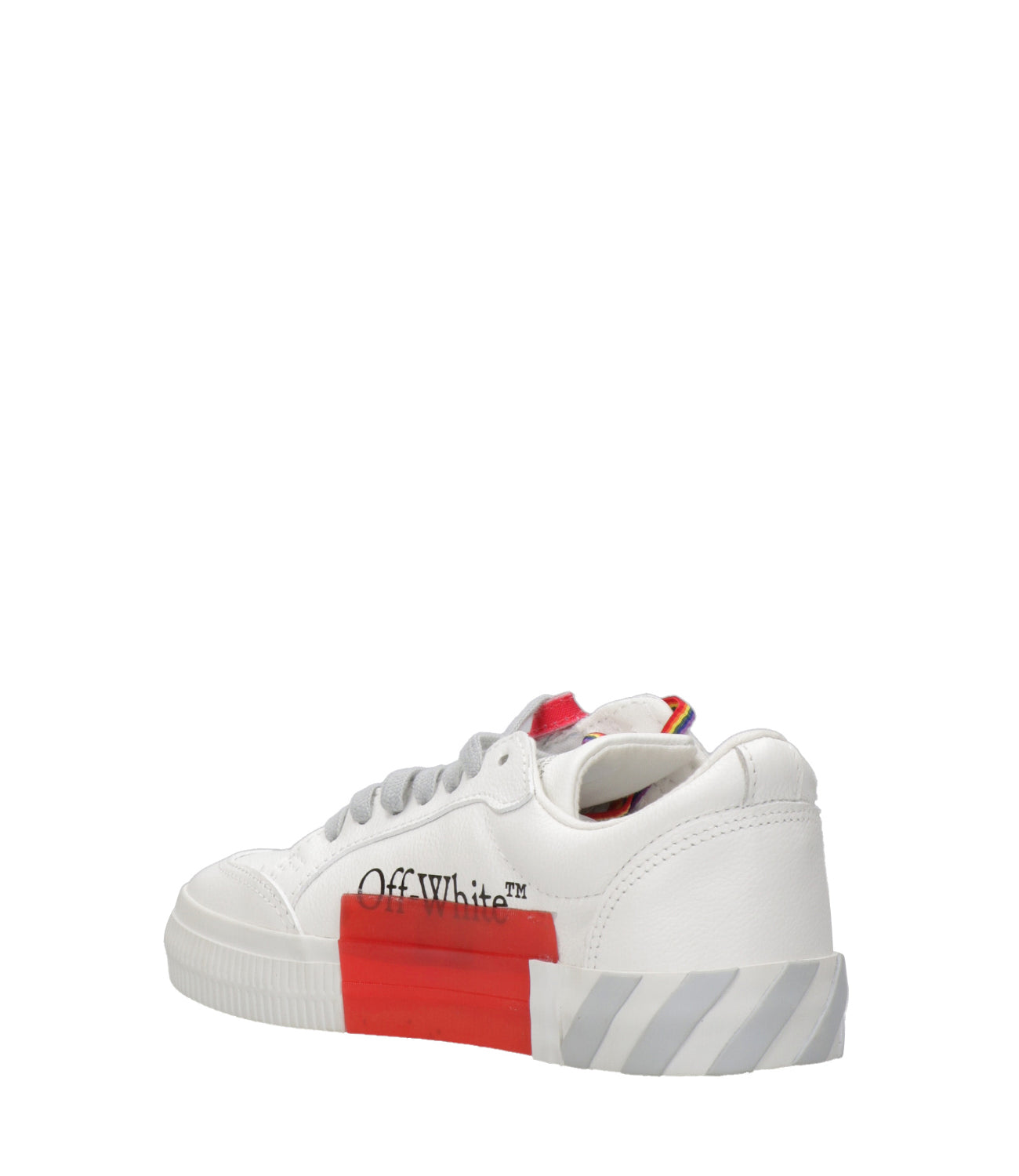 Off White Kids | Sneakers B-Vulc Low 001 Bianco Rosso Grigio