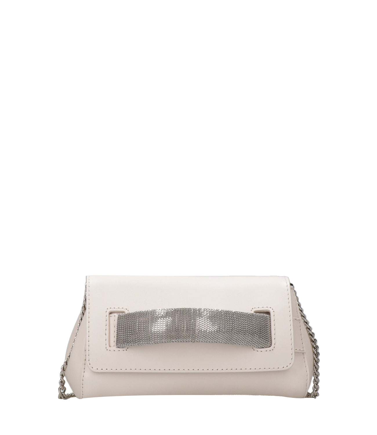 Orciani | Clutch Gossip XS Avorio e Argento