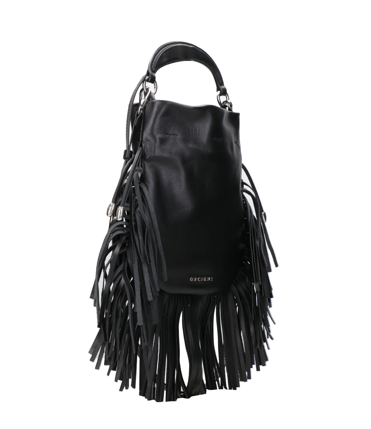 Orciani | Borsa a Mano Secchiello Juice Jungle Nero