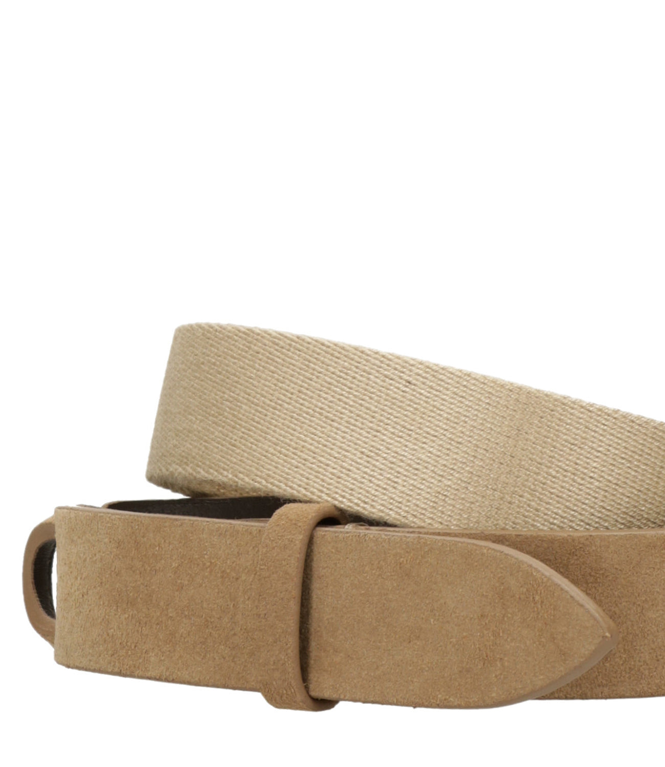 Orciani Nobuckle | Cinta Nobuckle Suede Sabbia