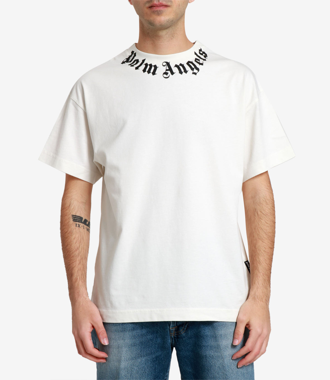 Palm Angels | T-Shirt Bianco Nero