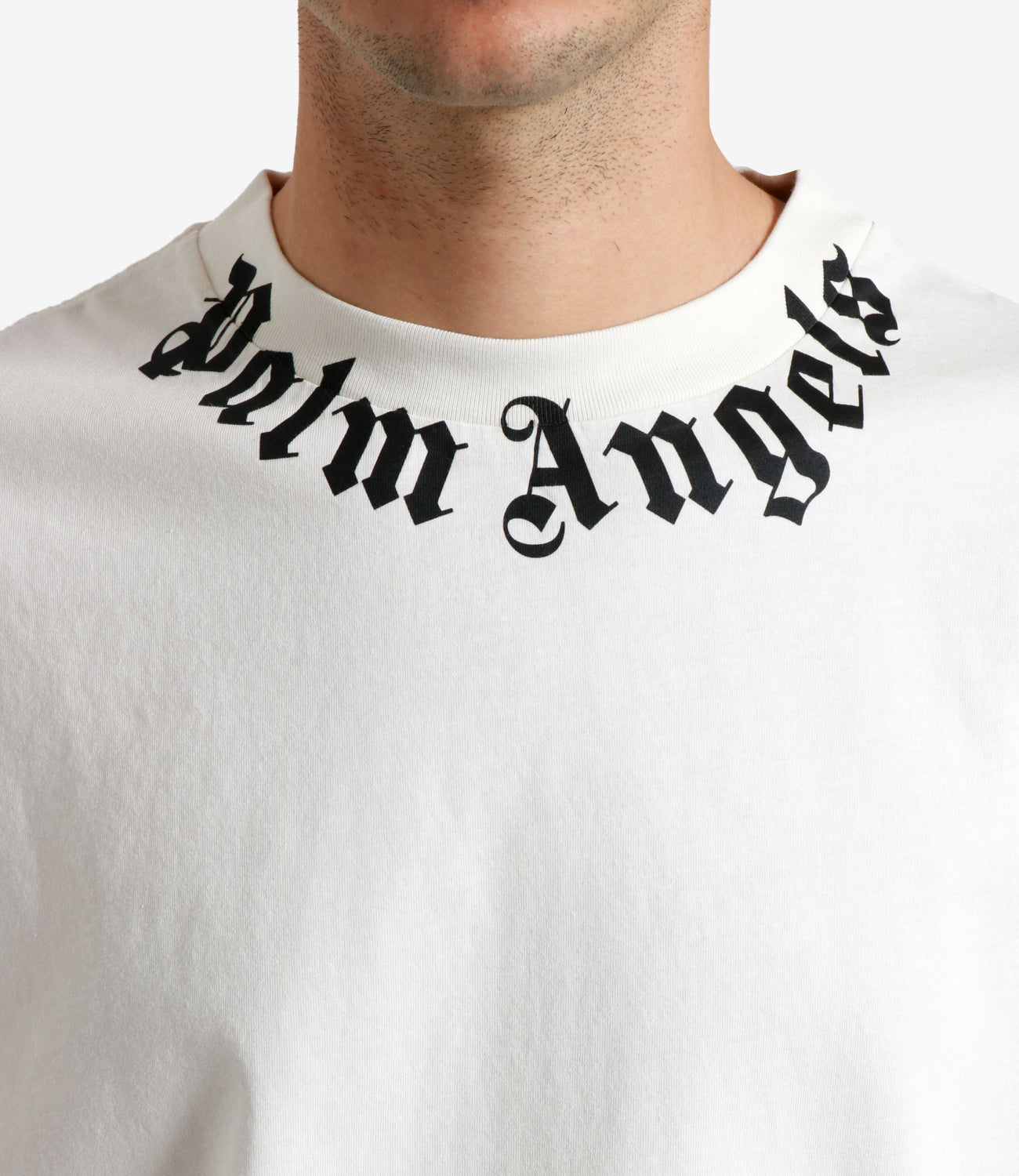 Palm Angels | T-Shirt Bianco Nero