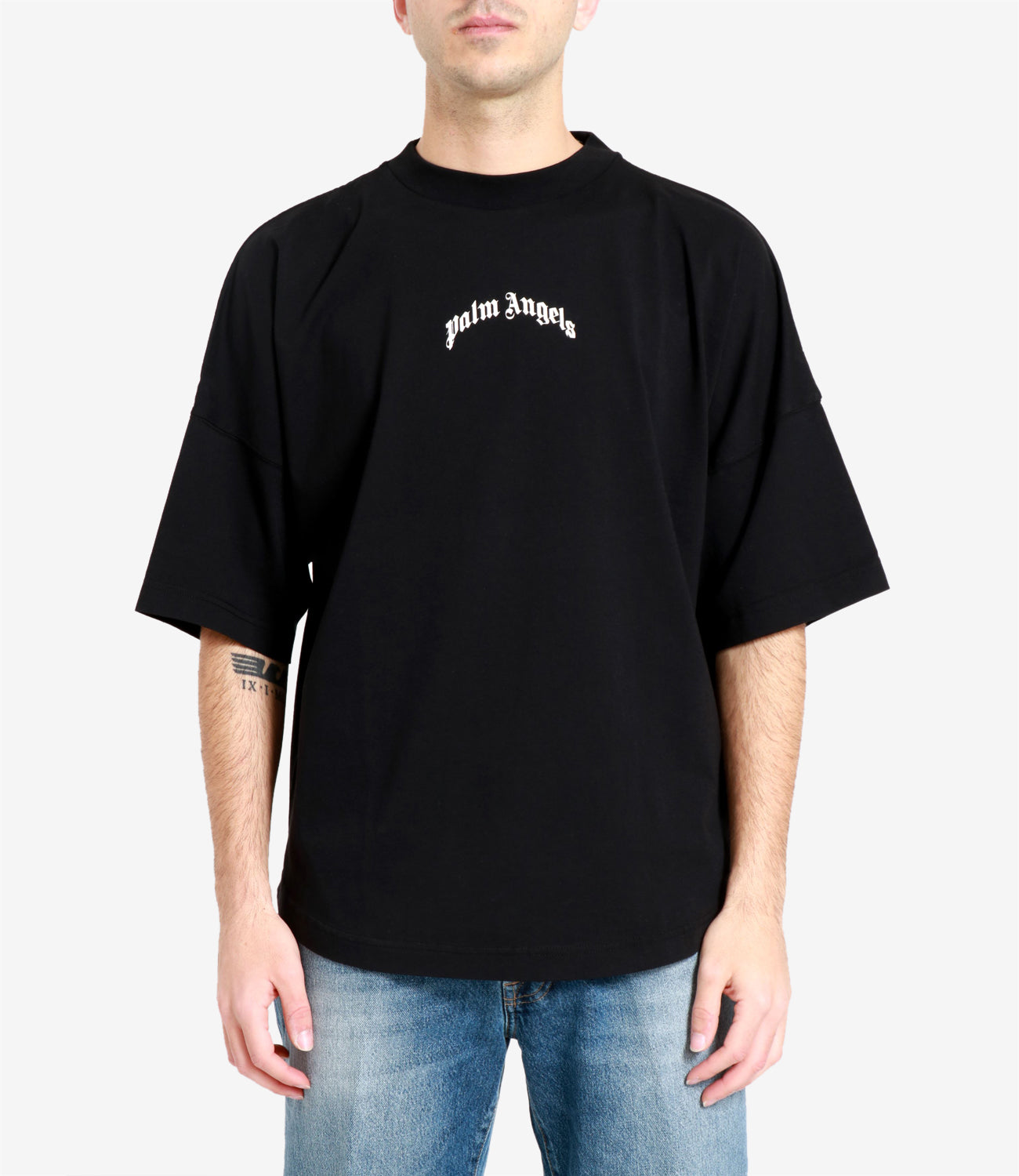 Palm Angels | T-Shirt Nero Bianco