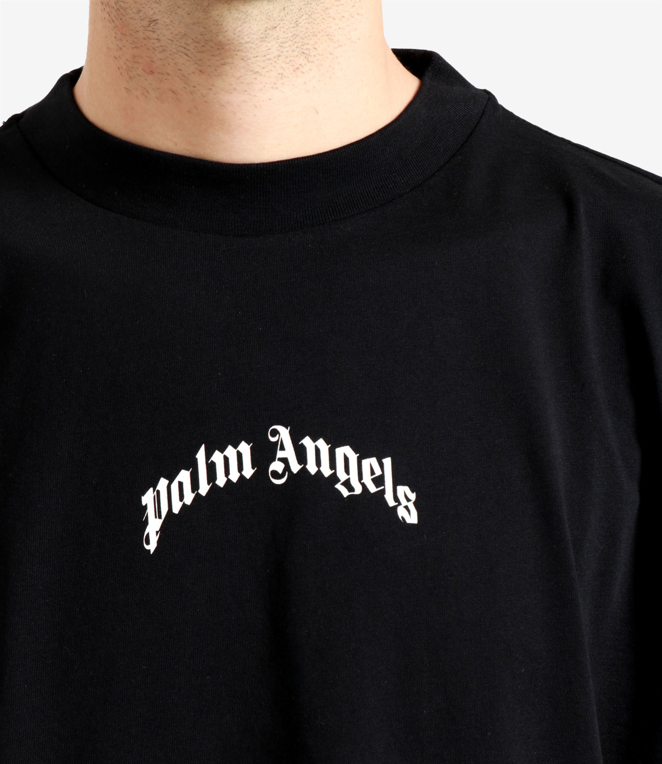 Palm Angels | T-Shirt Nero Bianco