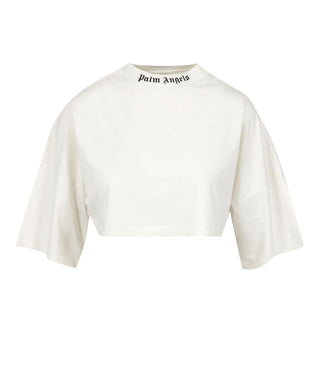Palm Angels | T-Shirt Bianco Nero