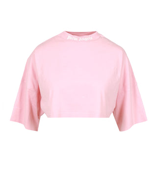 Palm Angels | T-Shirt Rosa Bianco