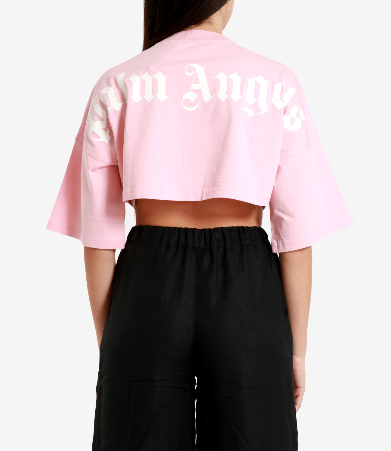 Palm Angels | T-Shirt Rosa Bianco