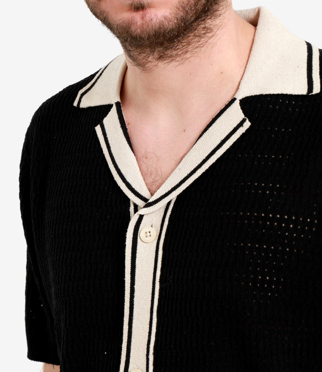 Paolo Pecora | Maglia Nero e Avorio