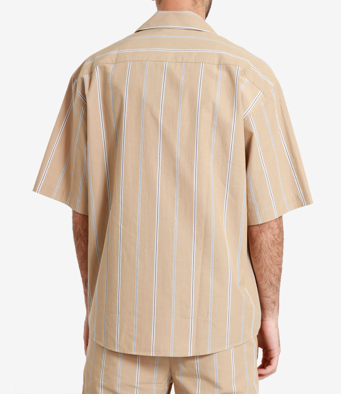 Paolo Pecora | Camicia Beige Bianco