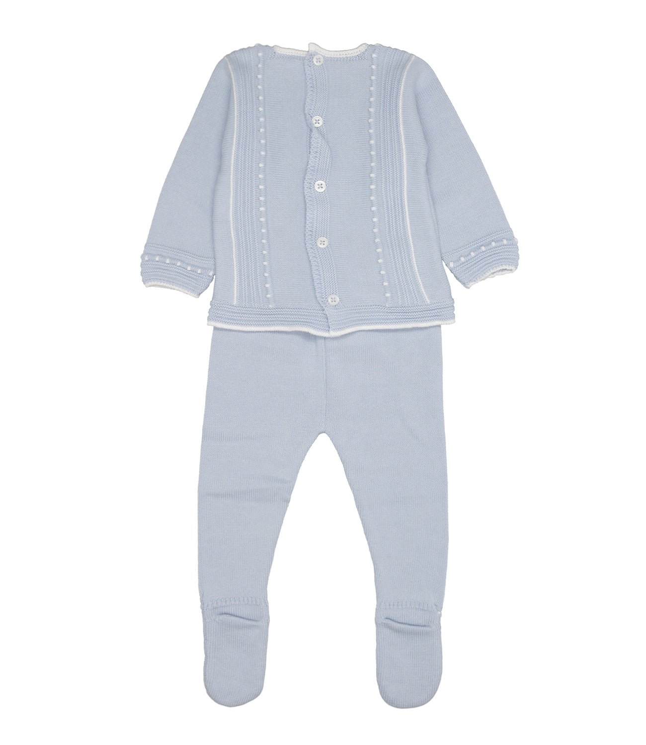 Paz Rodriguez | Set Maglia Leggings Albor Celeste Bianco