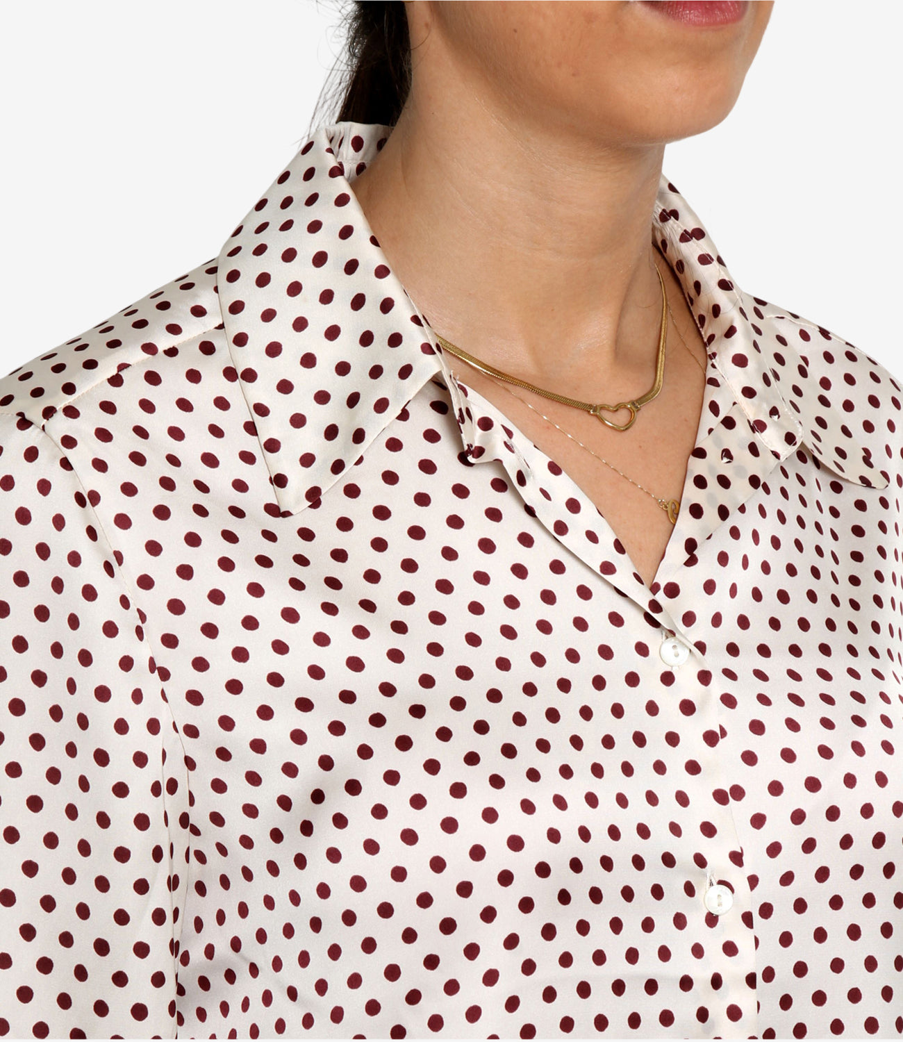Pennyblack | Camicia Alpe Bianco Bordeaux