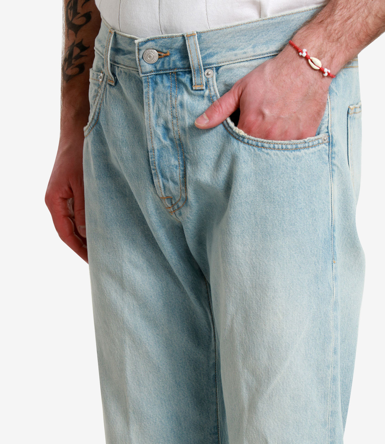 People | Jeans John Denim chiaro