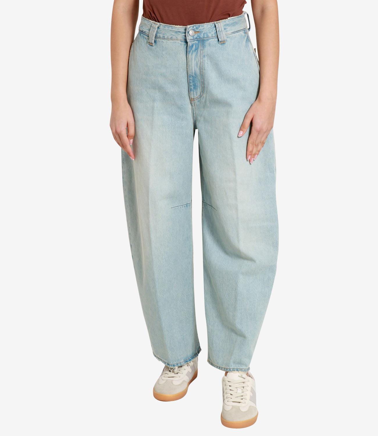 People | Jeans Big Marion Denim chiaro