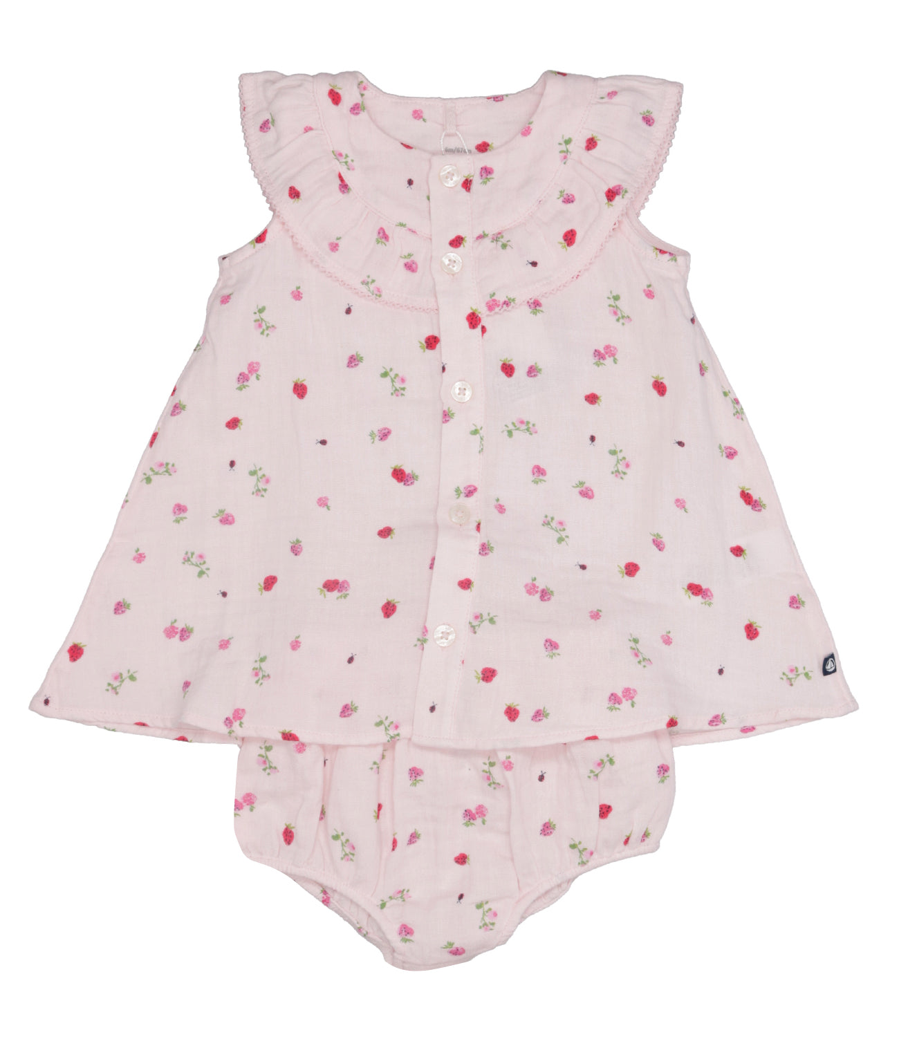 Petit Bateau | Set Abito Culotte Rosa