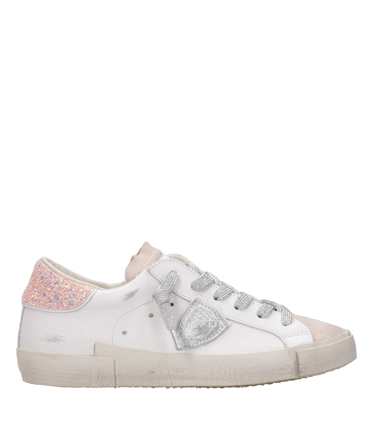 Philippe Model | Sneakers Prsx Low Bianco e Rosa