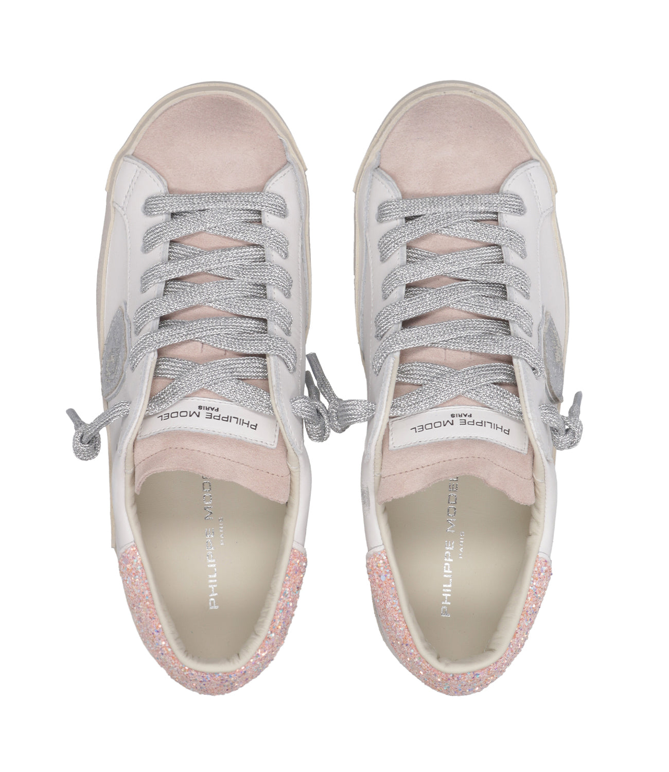 Philippe Model | Sneakers Prsx Low Bianco e Rosa