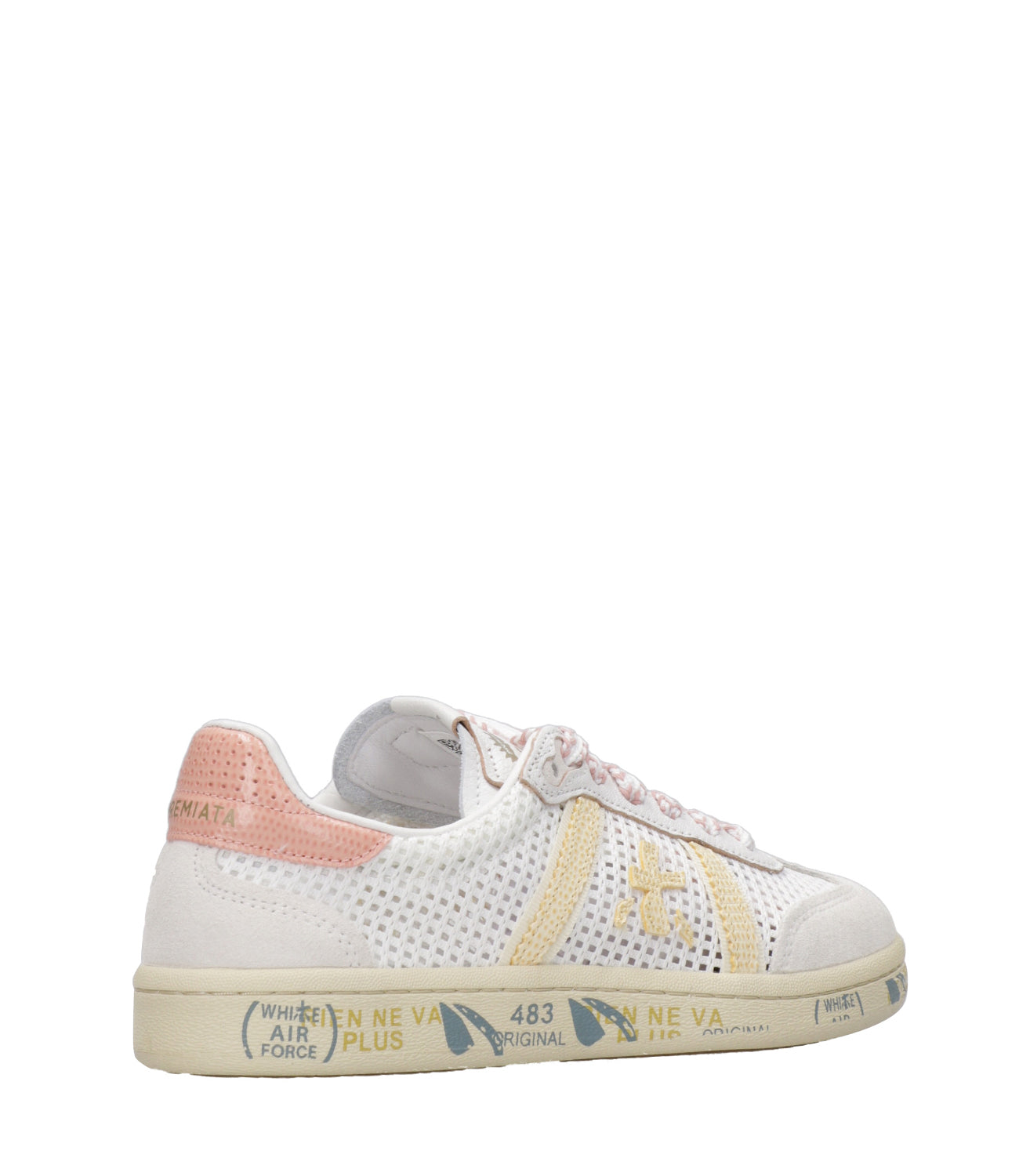 Premiata | Sneakers Bonnied Bianco Beige Rosa