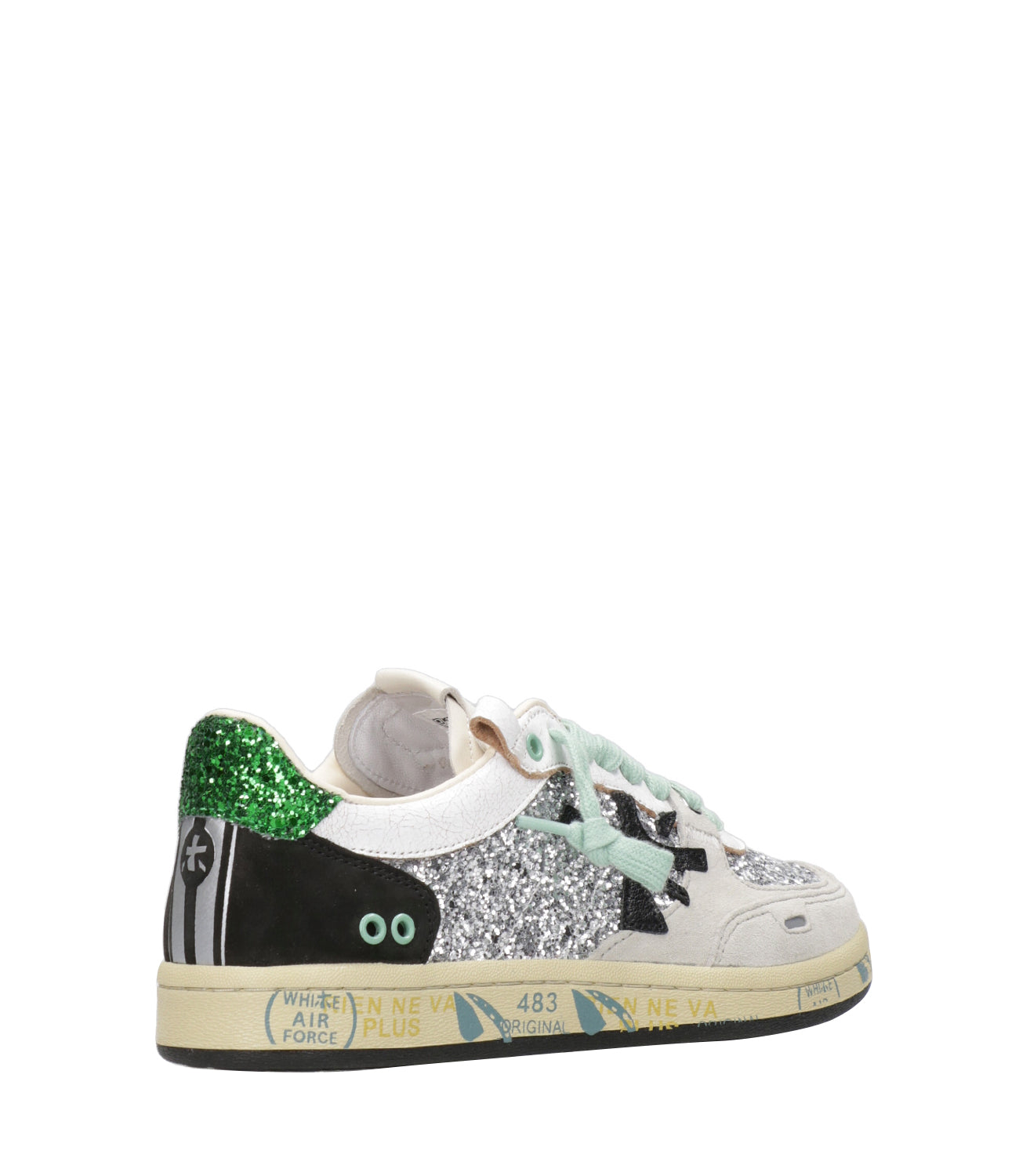 Premiata | Sneakers Bsktclad Argento Verde