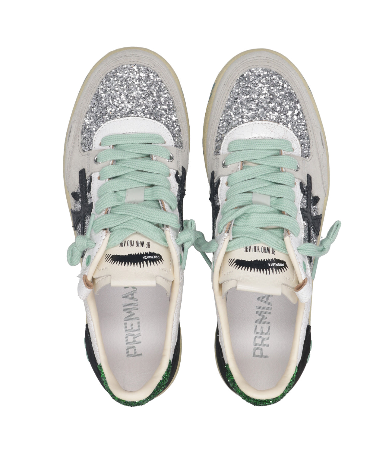 Premiata | Sneakers Bsktclad Argento Verde