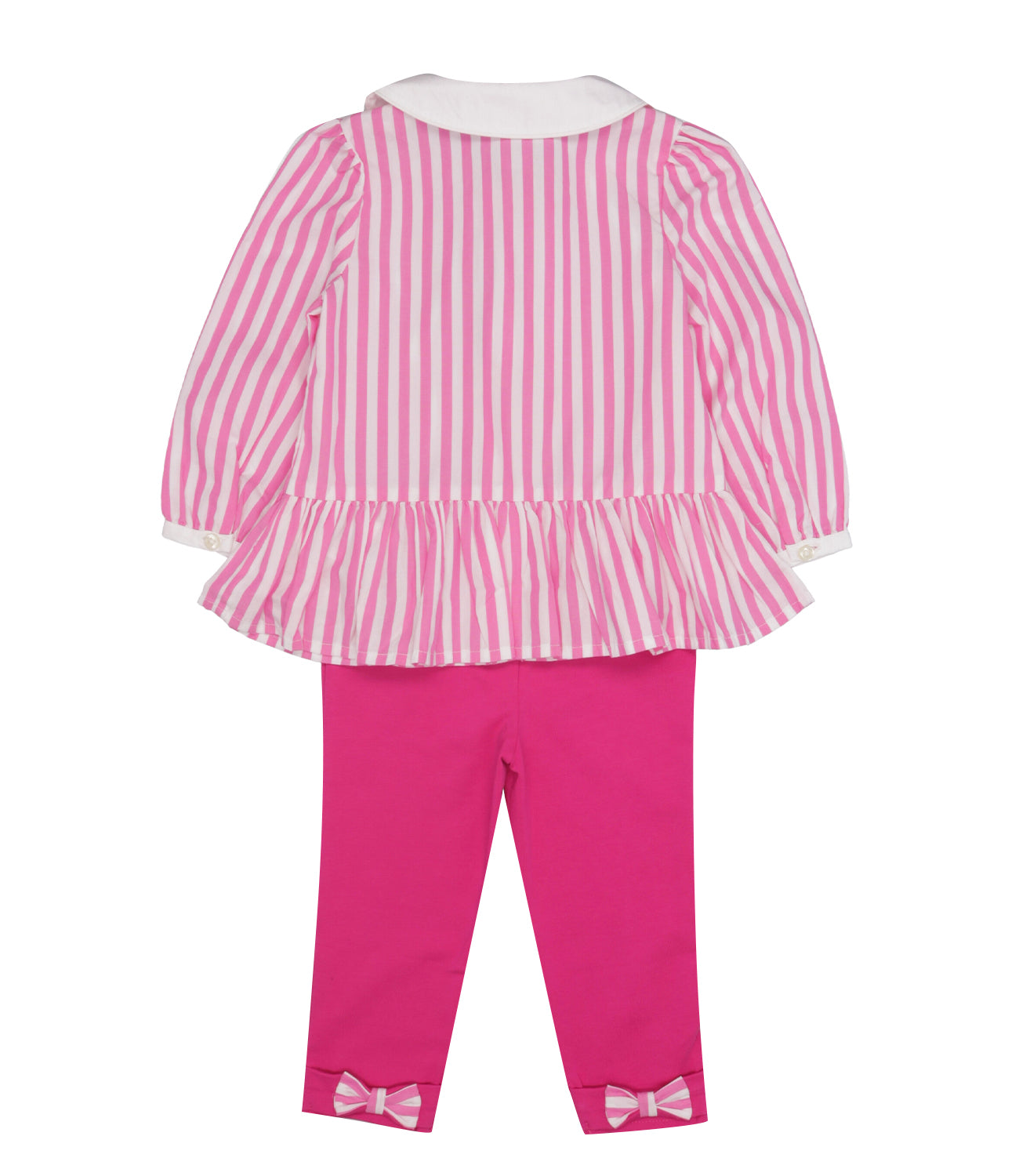 Ralph Lauren Childrenswear | Set Camicia e Pantalone Rosa e Bianco
