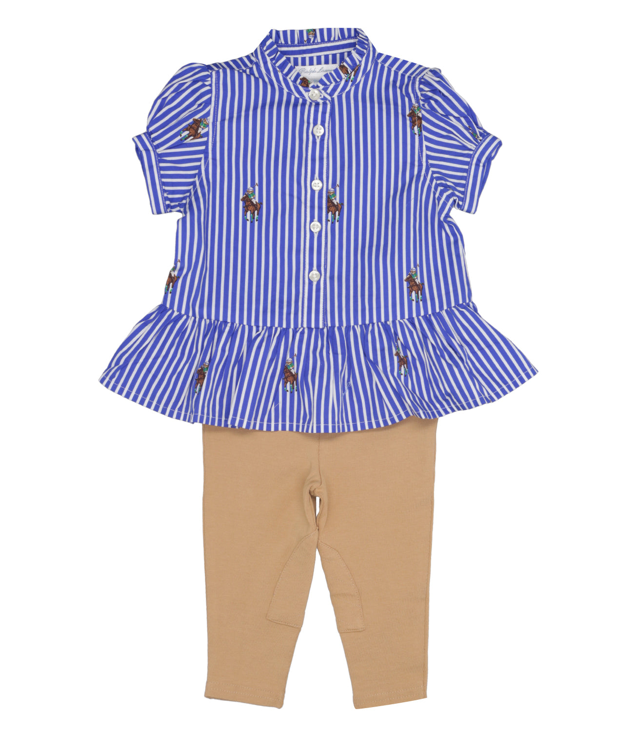Ralph Lauren Childrenswear | Set Camicia e Pantalone Royal e Corda