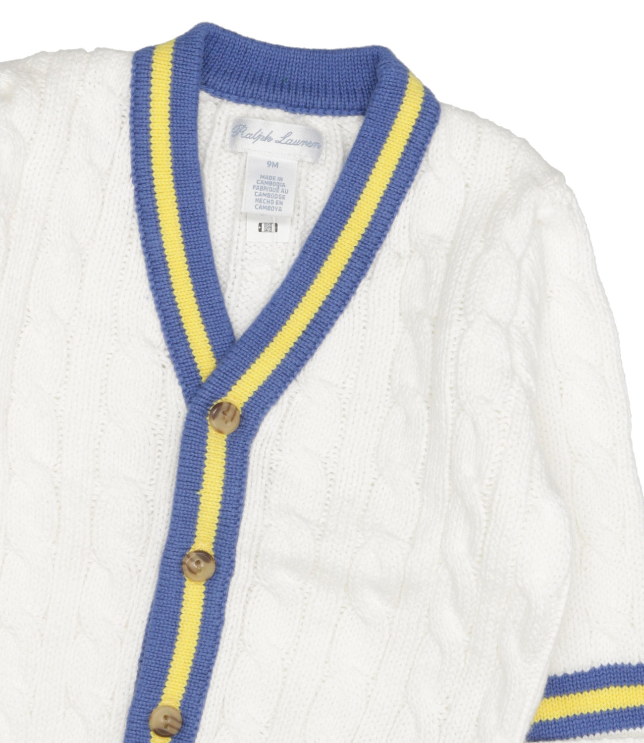 Ralph Lauren Childrenswear | Cardigan Bianco Azzurro