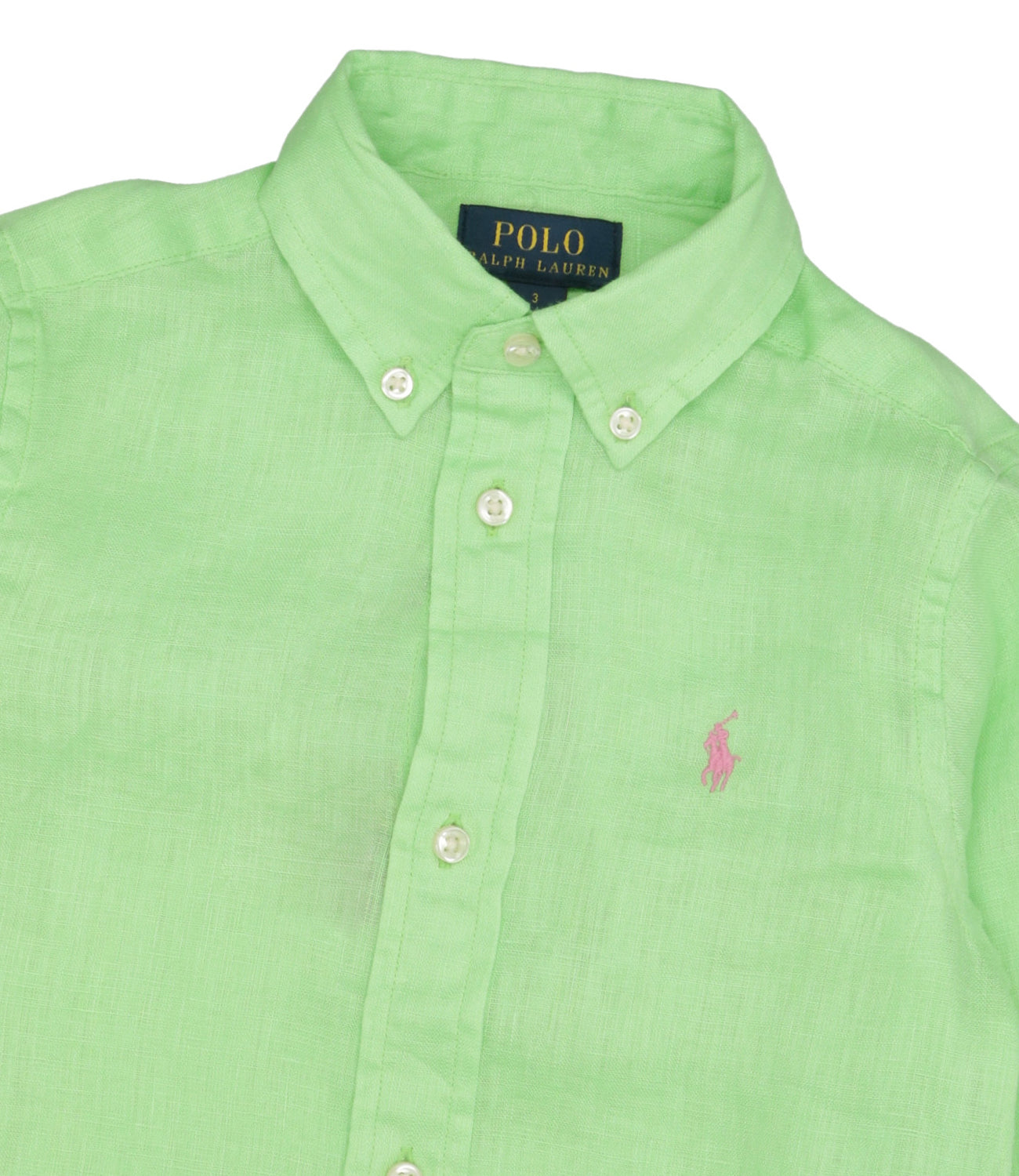Ralph Lauren Childrenswear | Camicia Verde Rosa
