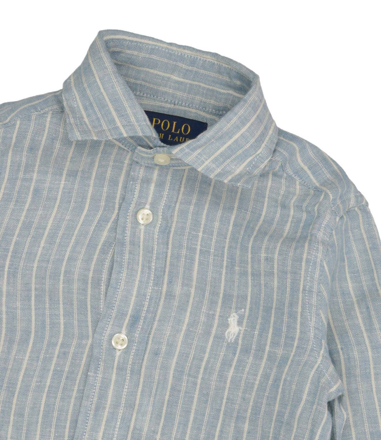 Ralph Lauren Childrenswear | Camicia Blu Crema