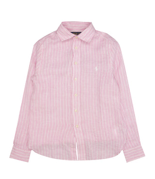 Ralph Lauren Childrenswear | Camicia Rosa Bianco