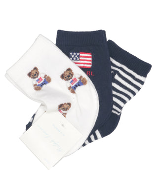Ralph Lauren Childrenswear | Calzini Bianco Blu navy