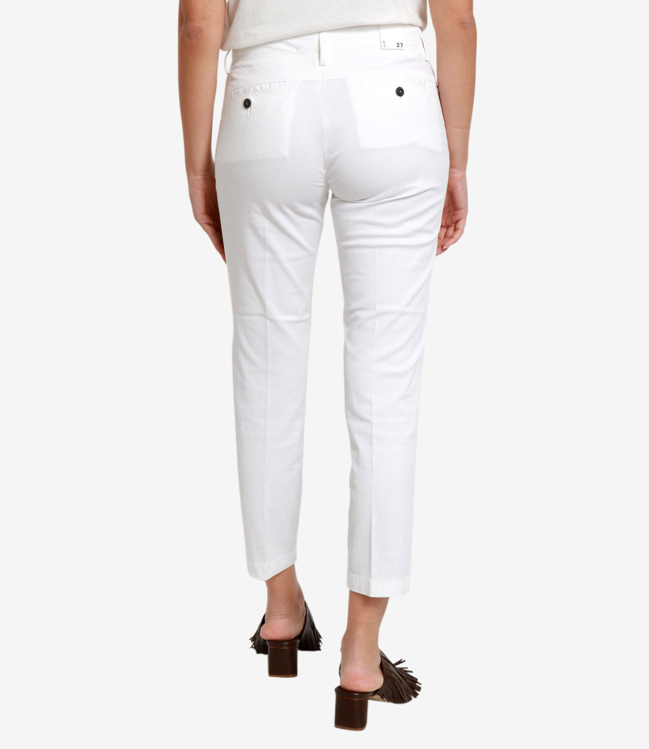 Roy Roger's | Pantalone Bianco Ottico