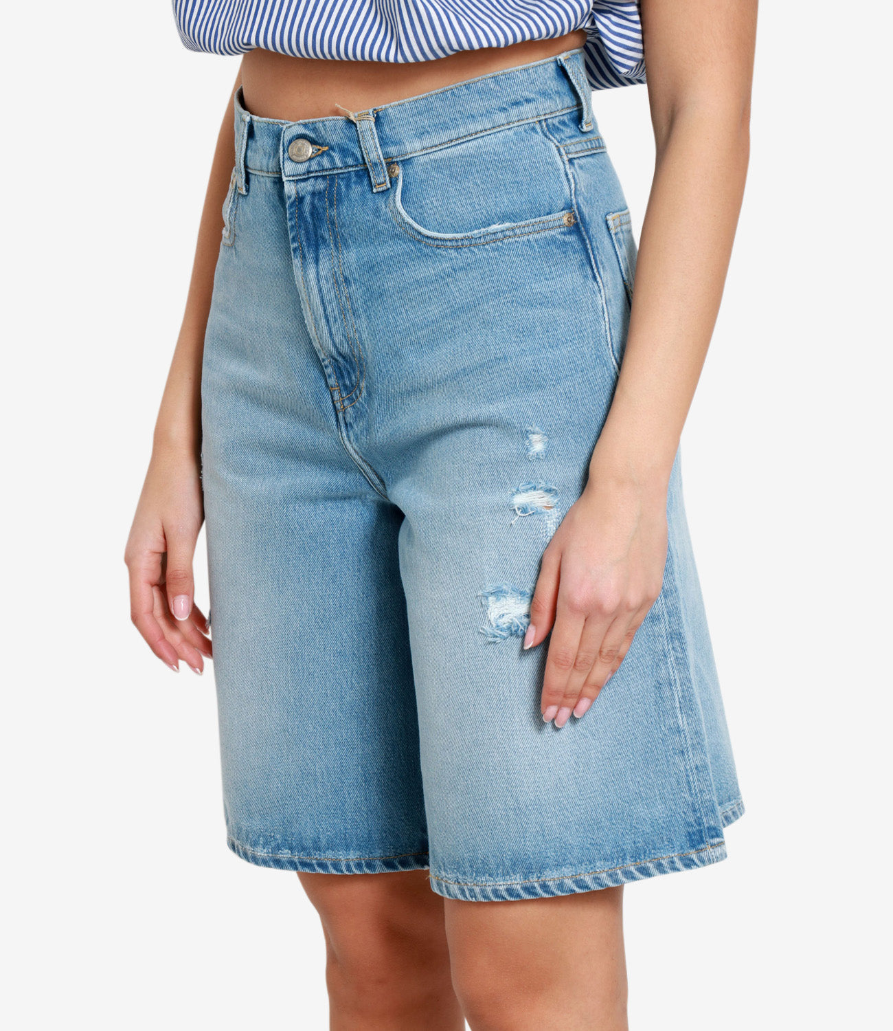 Roy Roger's | Bermuda Denim medio