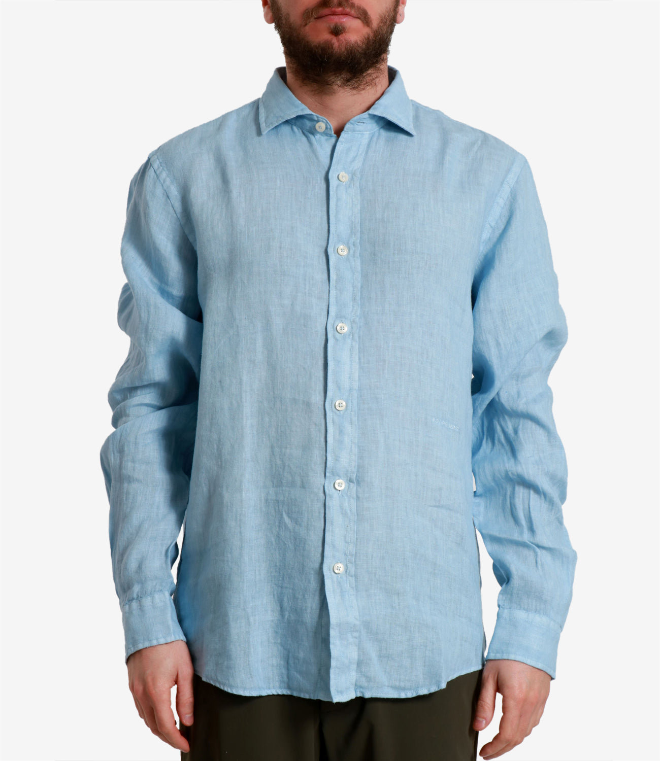 Roy Roger's | Camicia Pierce Celeste