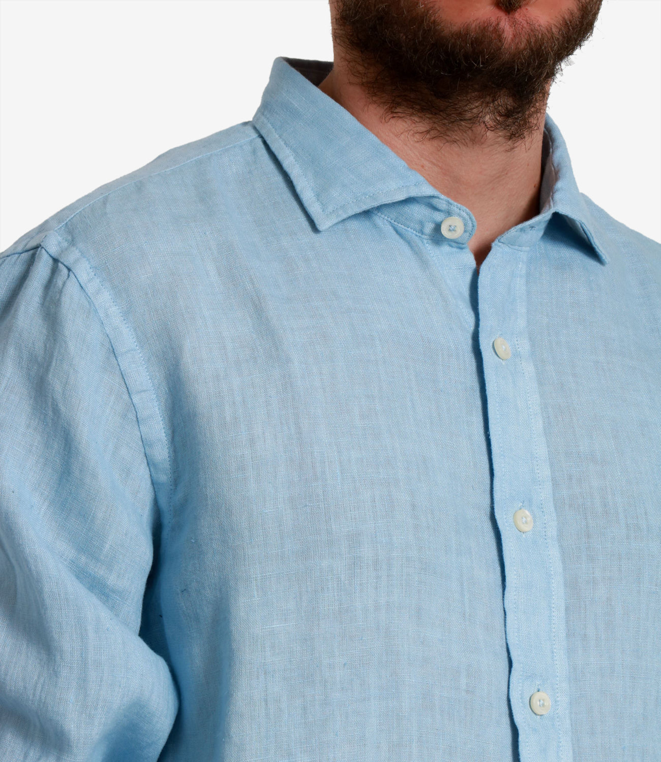 Roy Roger's | Camicia Pierce Celeste