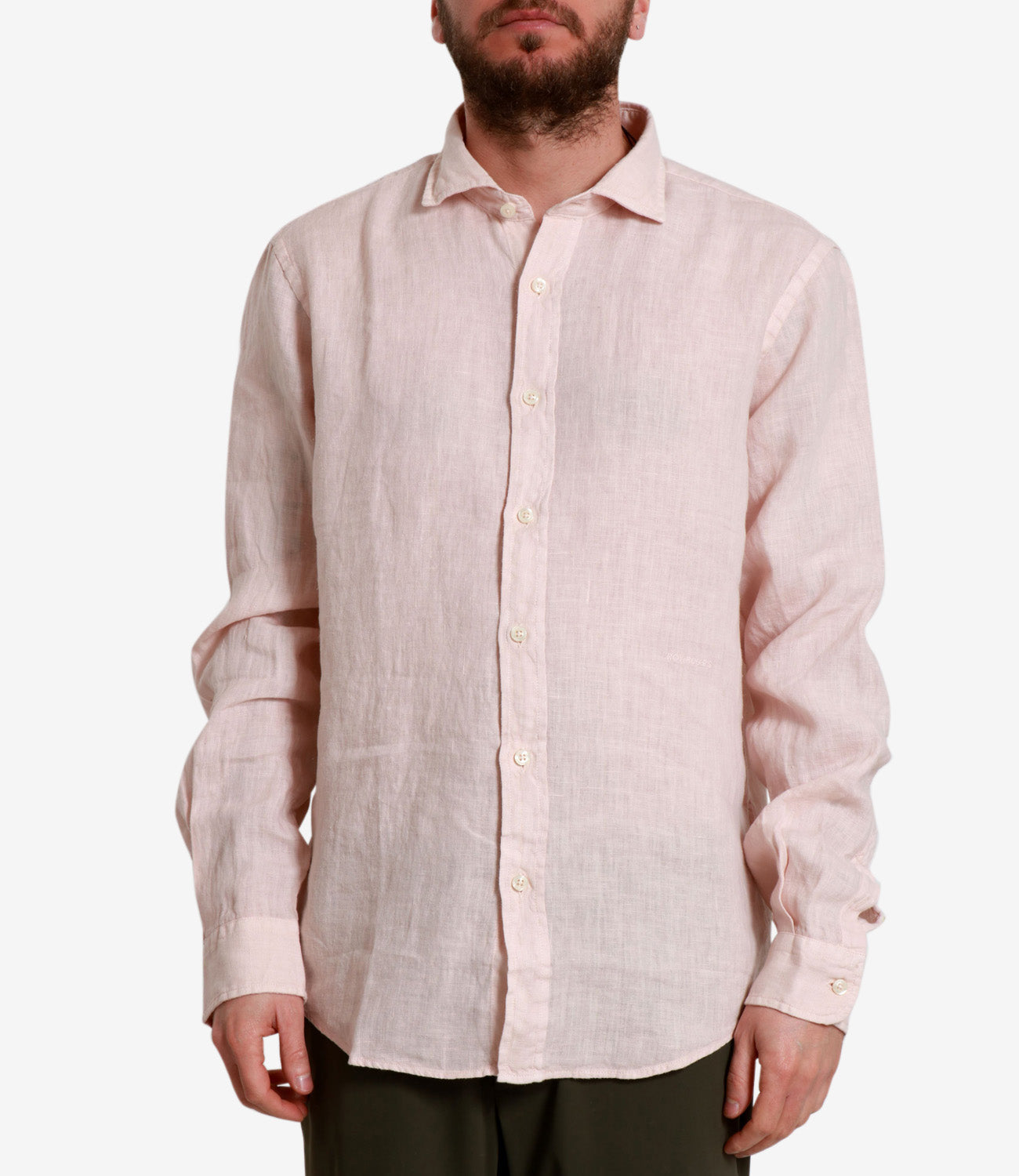 Roy Roger's | Camicia Pierce Rosa chiaro