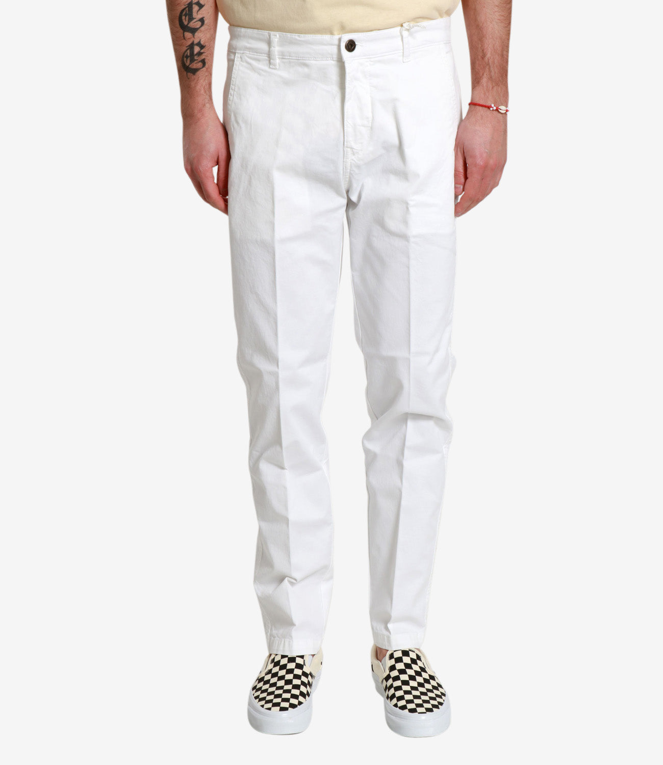 Roy Roger's | Pantalone Bianco Ottico