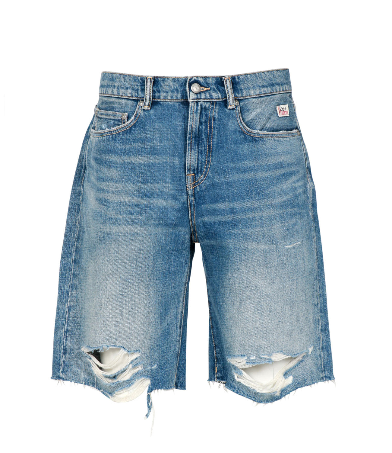 Roy Roger's | Bermuda Cult Wide Denim medio