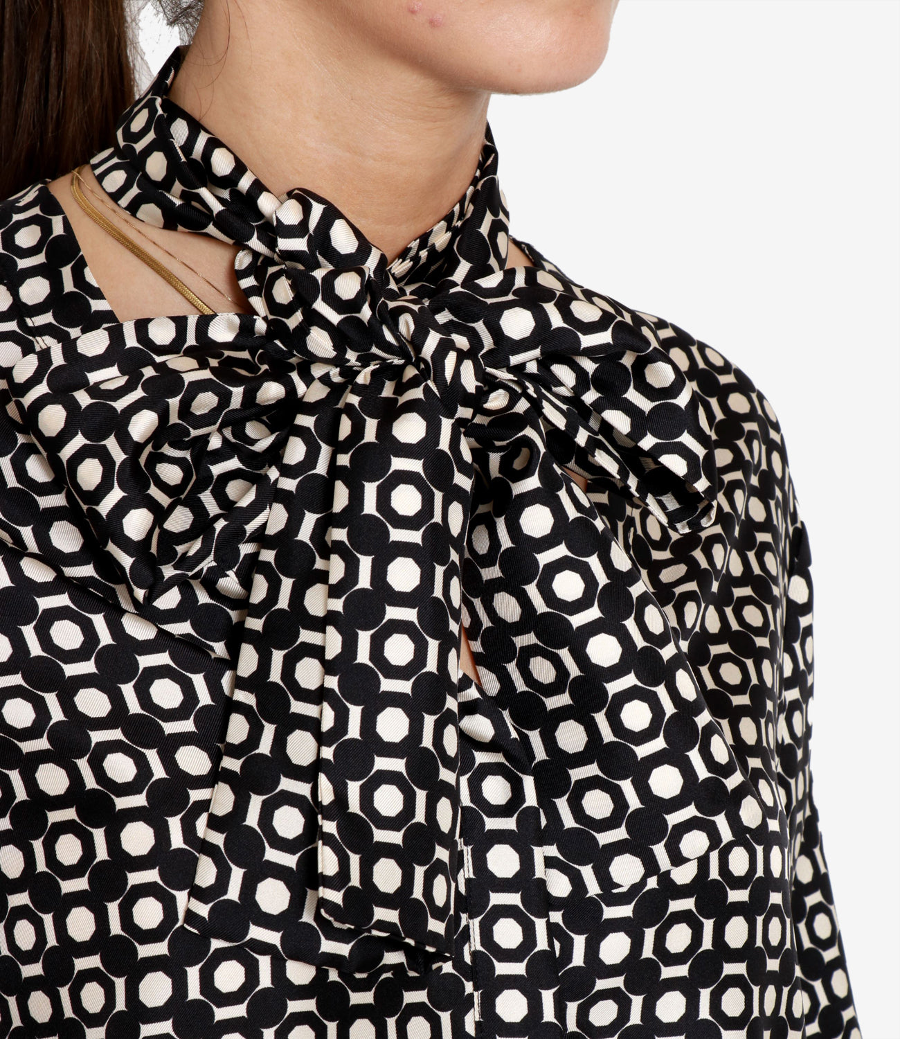 S Max Mara | Camicia Smmvittoria Nero Avorio