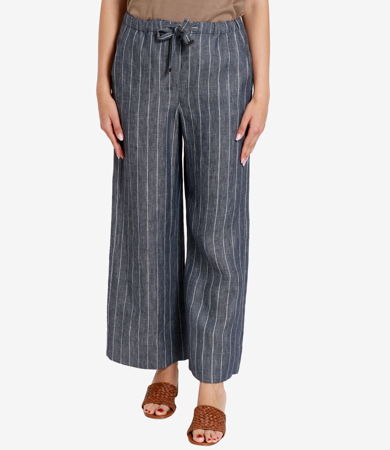 S Max Mara | Pantalone Cresta Blu marino