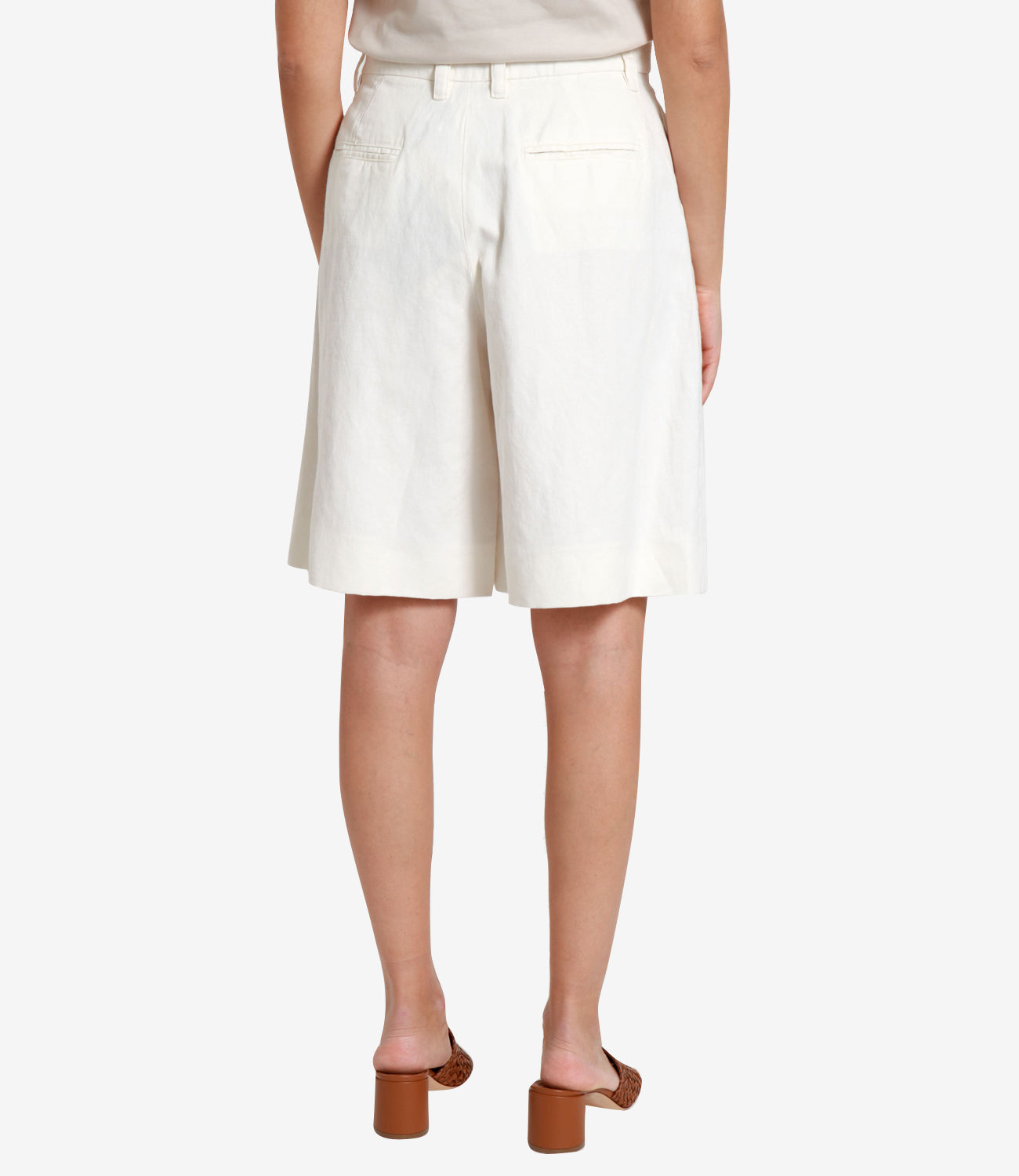 S Max Mara | Bermuda Sole Bianco