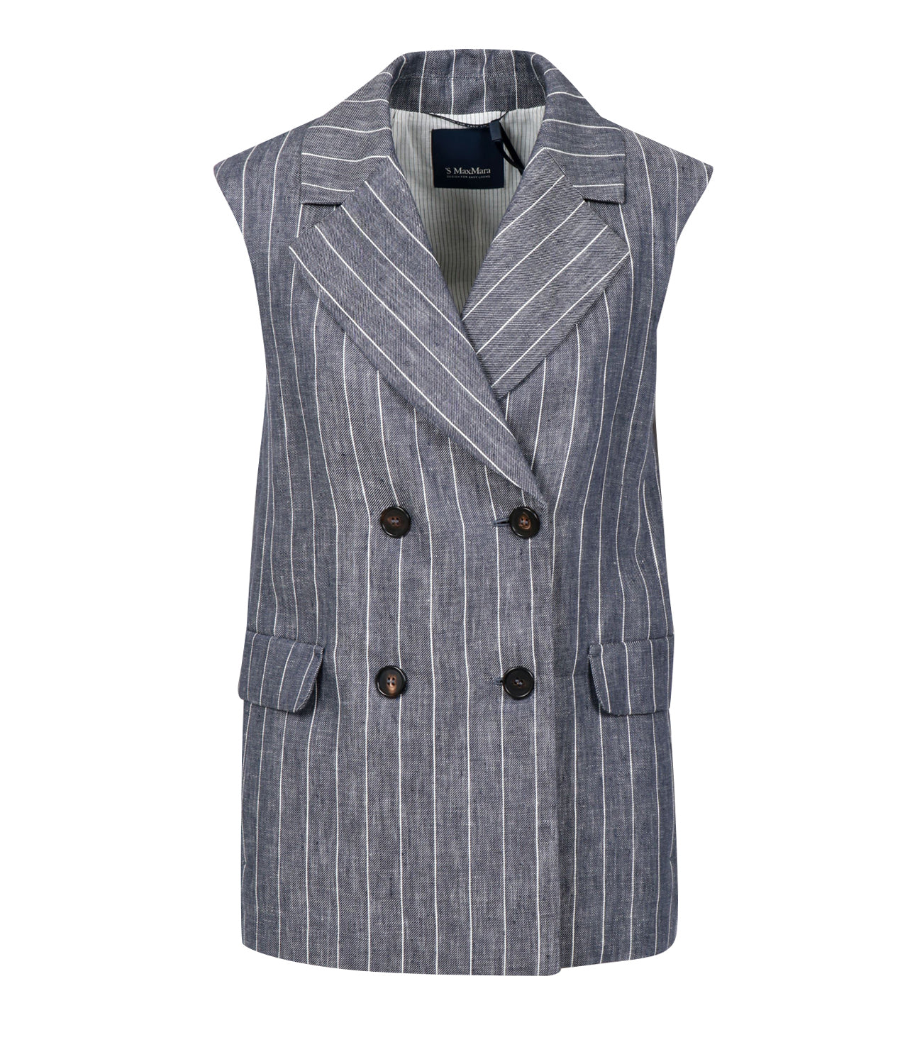 S Max Mara | Gilet Ballo Blu marino