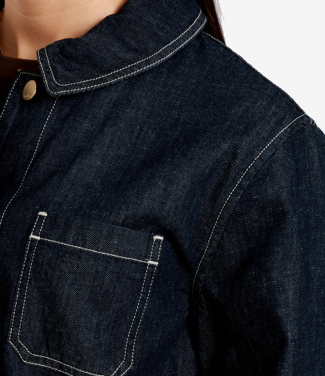 S Max Mara | Camicia Smmenfasi Blu denim