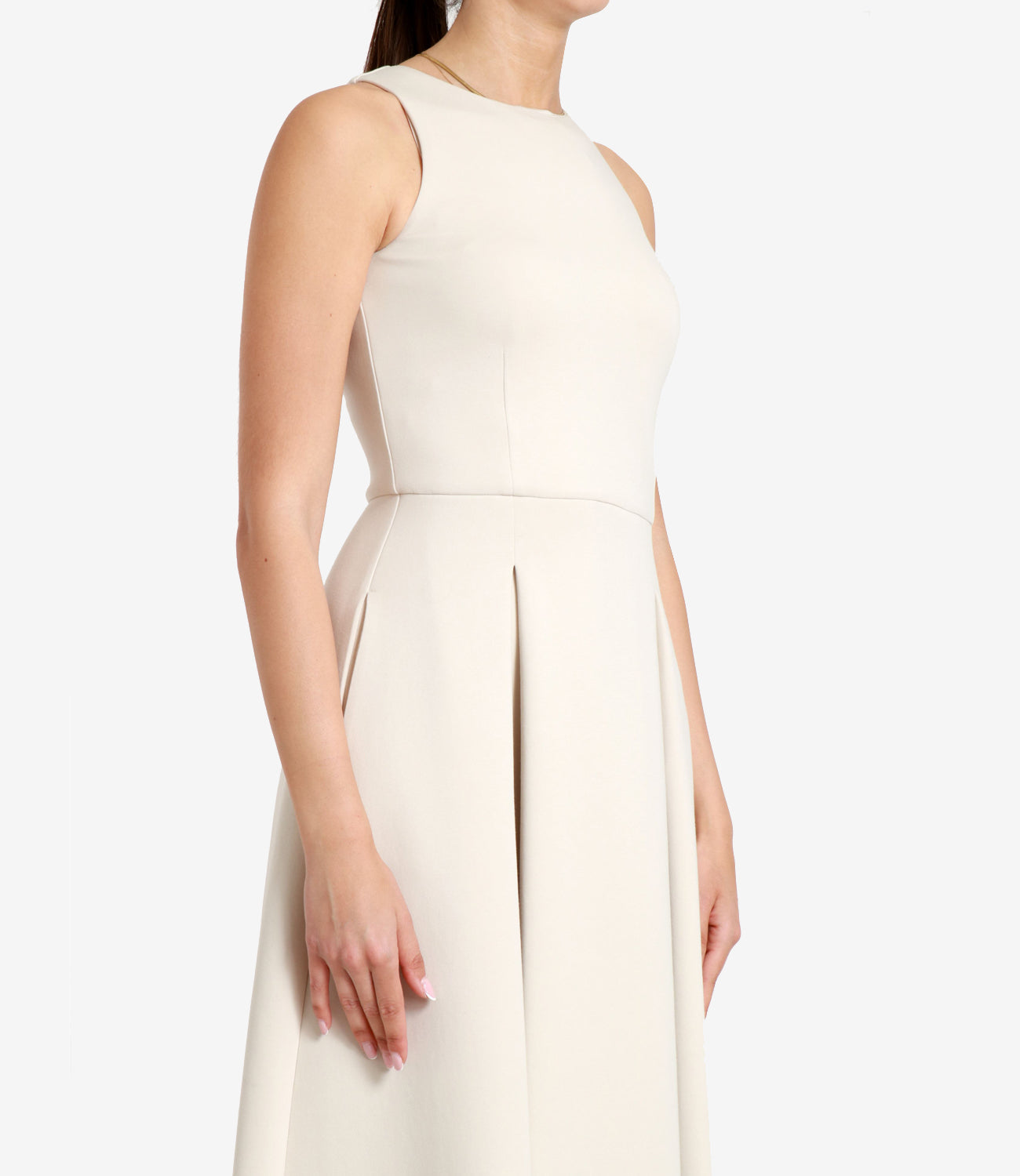 S Max Mara | Abito Cannone Beige