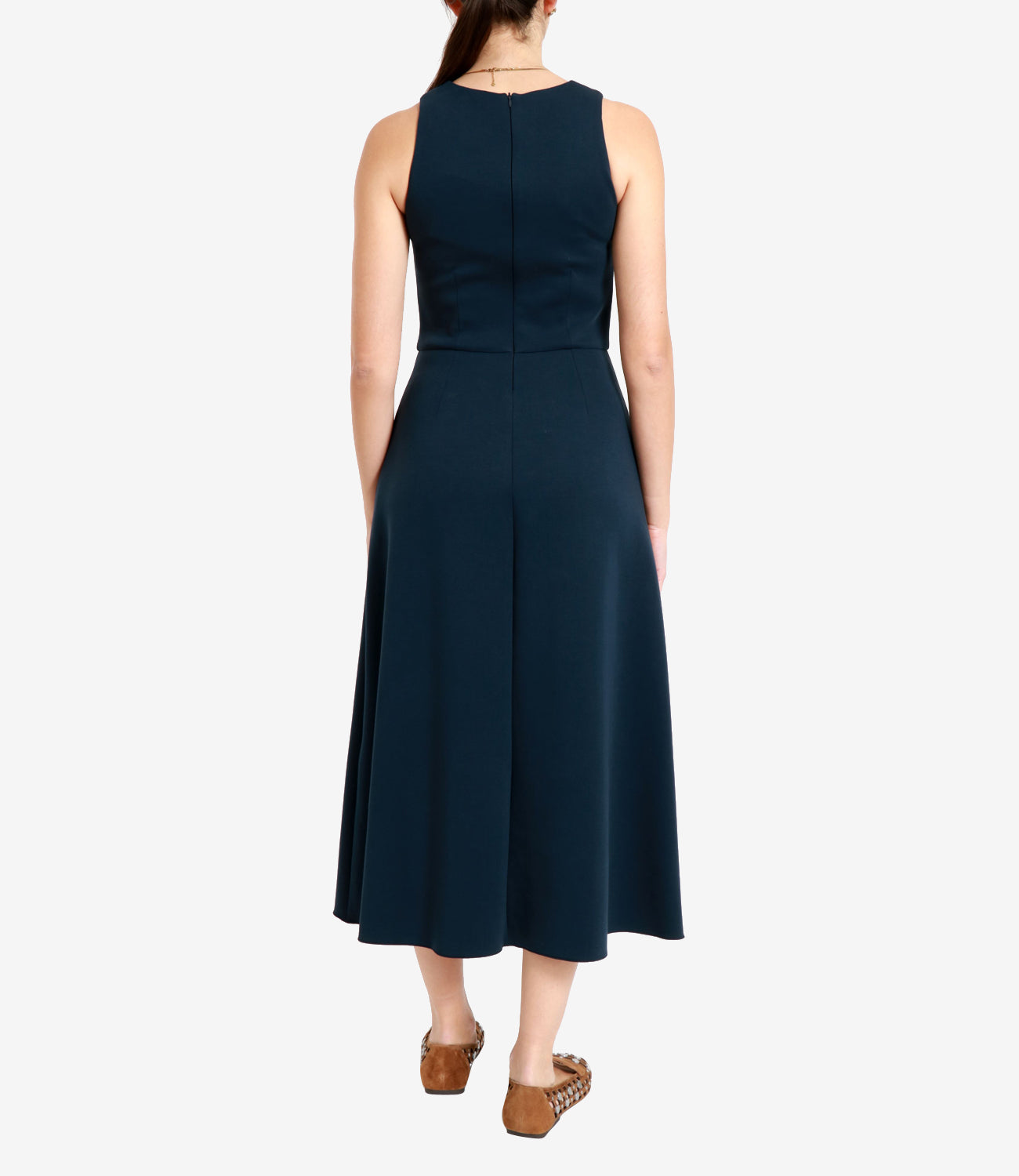 S Max Mara | Abito Cannone Blu marino