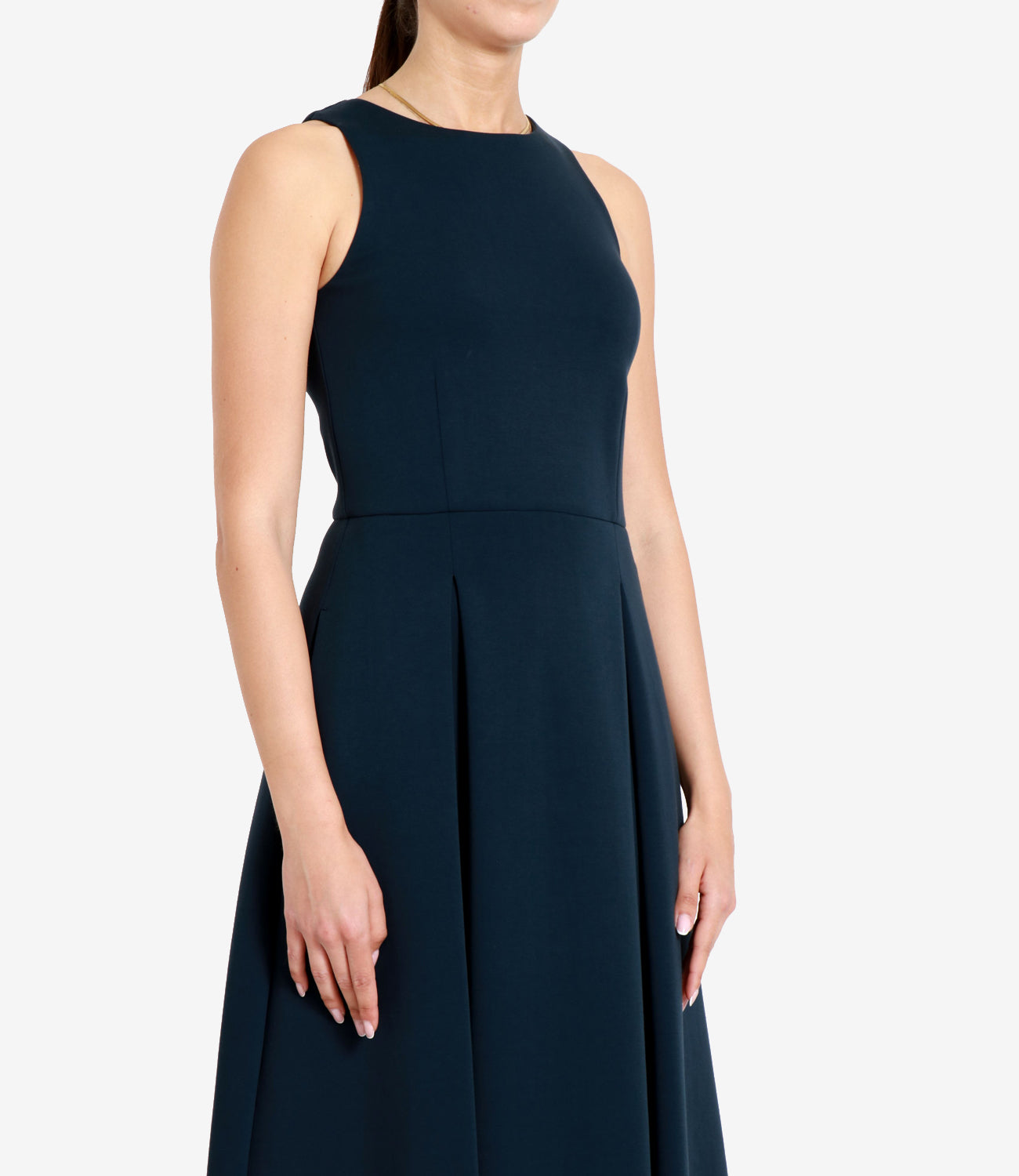 S Max Mara | Abito Cannone Blu marino
