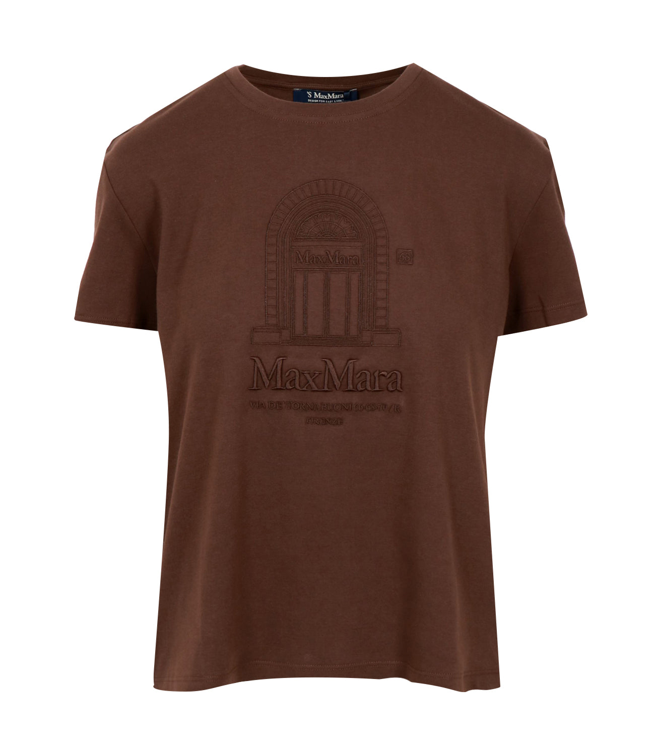 S Max Mara | T-Shirt Smmbella Marrone scuro