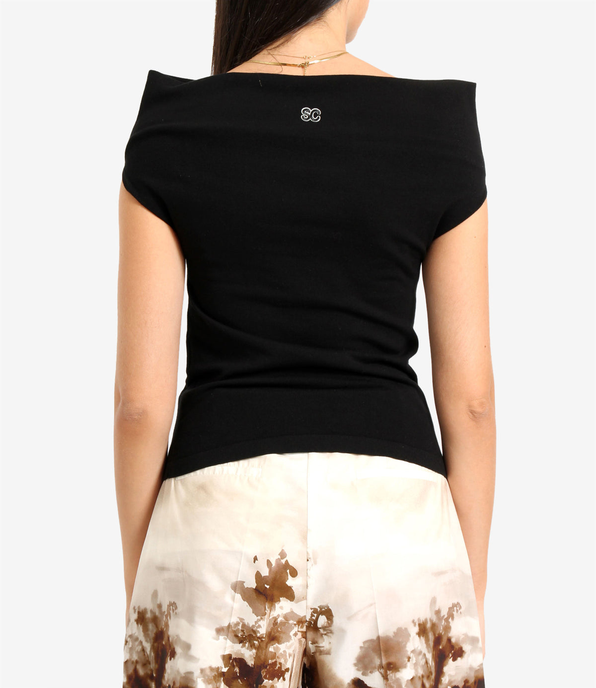 Semicouture | Maglia Angels Nero
