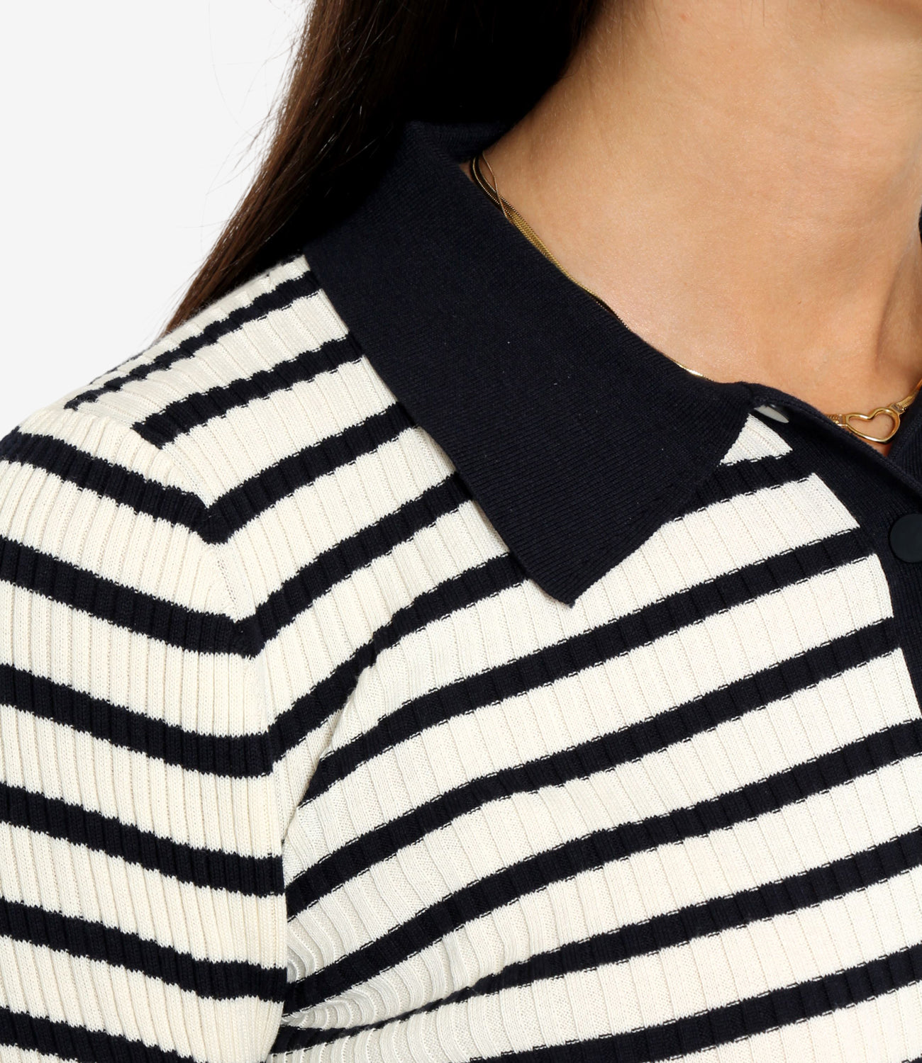 Semicouture | Polo Aida Panna Blu